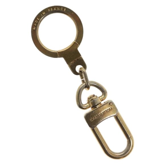 LOUIS VUITTON Anneau Cles Key Holder metal Gold Tone M62694 LV Auth th6281 - Picture 1 of 6
